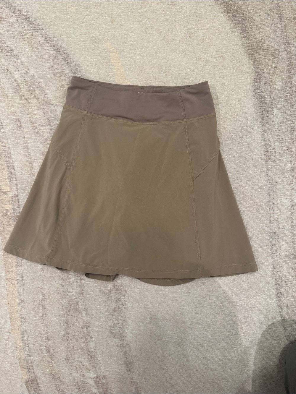 Athleta Girls Brown/Taupe Athletic Skort